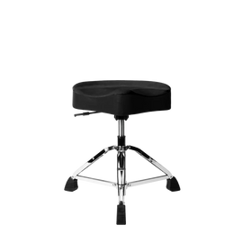 Gator Cases GP-DTH-ASD-BK Air Glide Drum Throne Saddle Seat – Black