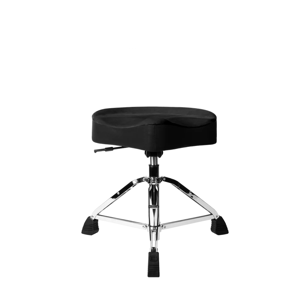 Gator Cases GP-DTH-ASD-BK Air Glide Drum Throne Saddle Seat – Black