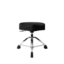 Load image into Gallery viewer, Gator Cases GP-DTH-ASD-BK Air Glide Drum Throne Saddle Seat – Black