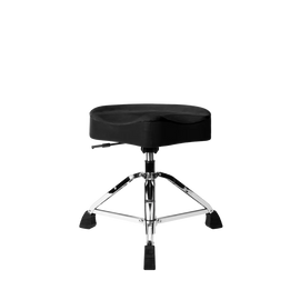 Gator Cases GP-DTH-ASD-BK Air Glide Drum Throne Saddle Seat – Black