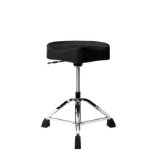 Load image into Gallery viewer, Gator Cases GP-DTH-ASD-BK Air Glide Drum Throne Saddle Seat – Black