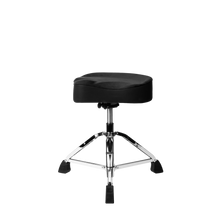 Load image into Gallery viewer, Gator Cases GP-DTH-ASD-BK Air Glide Drum Throne Saddle Seat – Black