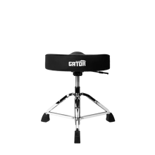 Load image into Gallery viewer, Gator Cases GP-DTH-ASD-BK Air Glide Drum Throne Saddle Seat – Black