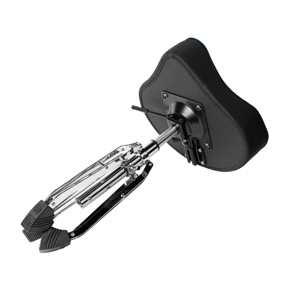 Gator Cases GP-DTH-ASD-BL Air Glide Drum Throne Saddle Seat – Blue