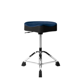 Gator Cases GP-DTH-ASD-BL Air Glide Drum Throne Saddle Seat – Blue