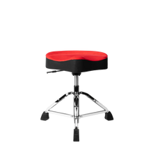 Load image into Gallery viewer, Gator Cases GP-DTH-ASD-RD Air Glide Drum Throne Saddle Seat- Red