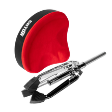 Load image into Gallery viewer, Gator Cases GP-DTH-ASD-RD Air Glide Drum Throne Saddle Seat- Red