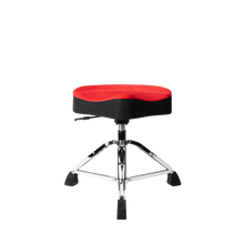 Load image into Gallery viewer, Gator Cases GP-DTH-ASD-RD Air Glide Drum Throne Saddle Seat- Red
