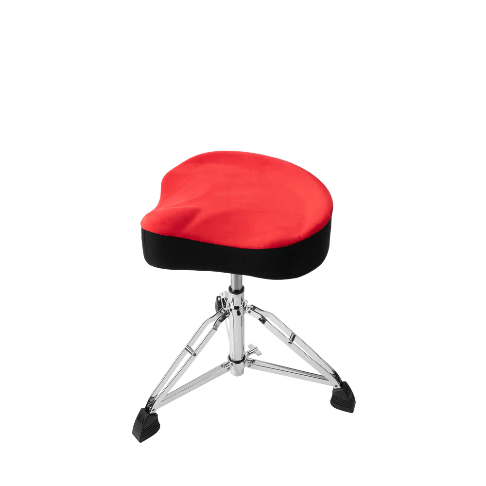 Gator Cases GP-DTH-ASD-RD Air Glide Drum Throne Saddle Seat- Red