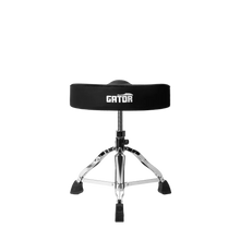 Load image into Gallery viewer, Gator Cases GP-DTH-SSD-BK Spindle Drum Throne Saddle Seat – Black