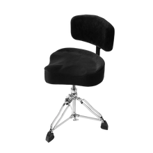 Load image into Gallery viewer, Gator Cases GP-DTH-SSD-BK Spindle Drum Throne Saddle Seat – Black