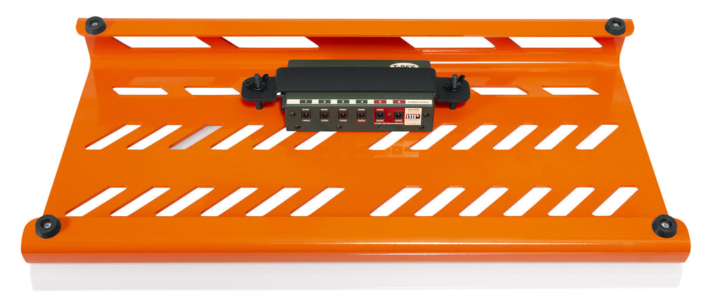 Gator Cases  GPB-BAK-OR Orange Aluminum Pedal Board - Large w/ Carry Bag