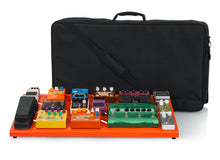 Charger l'image dans la galerie, Gator Cases GPB-XBAK-OR Orange Aluminum Pedal Board - XL w/ Carry Bag