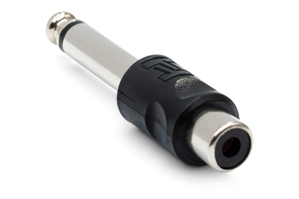 Hosa GPR-101 RCA Female to 1/4" TS Male Adapters 2-pack