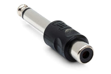 Charger l'image dans la galerie, Hosa GPR-101 RCA Female to 1/4" TS Male Adapters 2-pack