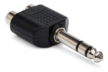 Charger l'image dans la galerie, Hosa GPR-484 1/4" TRS Male to Dual Female RCA Adapter
