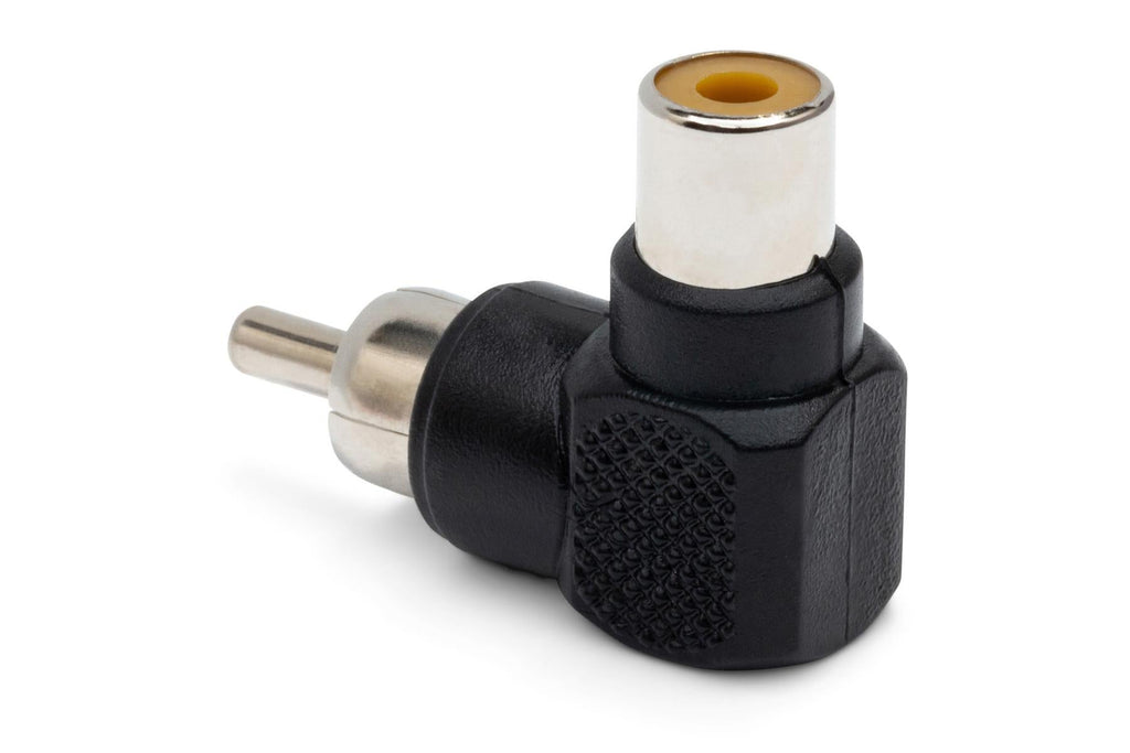 Hosa GRA-259 Right-angle Female RCA to Male RCA Adapters (2-pack)