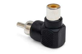 Hosa GRA-259 Right-angle Female RCA to Male RCA Adapters (2-pack)