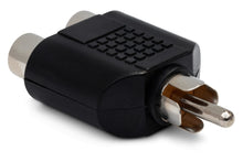 Load image into Gallery viewer, Hosa GRF-398 RCA Male to Dual RCA Female Y Adapter