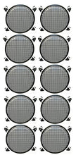 Load image into Gallery viewer, 10 Absolute 10'' Inch Car Audio Speaker Woofer Subwoofer Metal Black Waffle Grill Cover