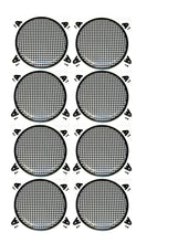 Load image into Gallery viewer, 8 Absolute 12&quot; Subwoofer Metal Mesh Cover Waffle Speaker Grill Protect Guard DJ