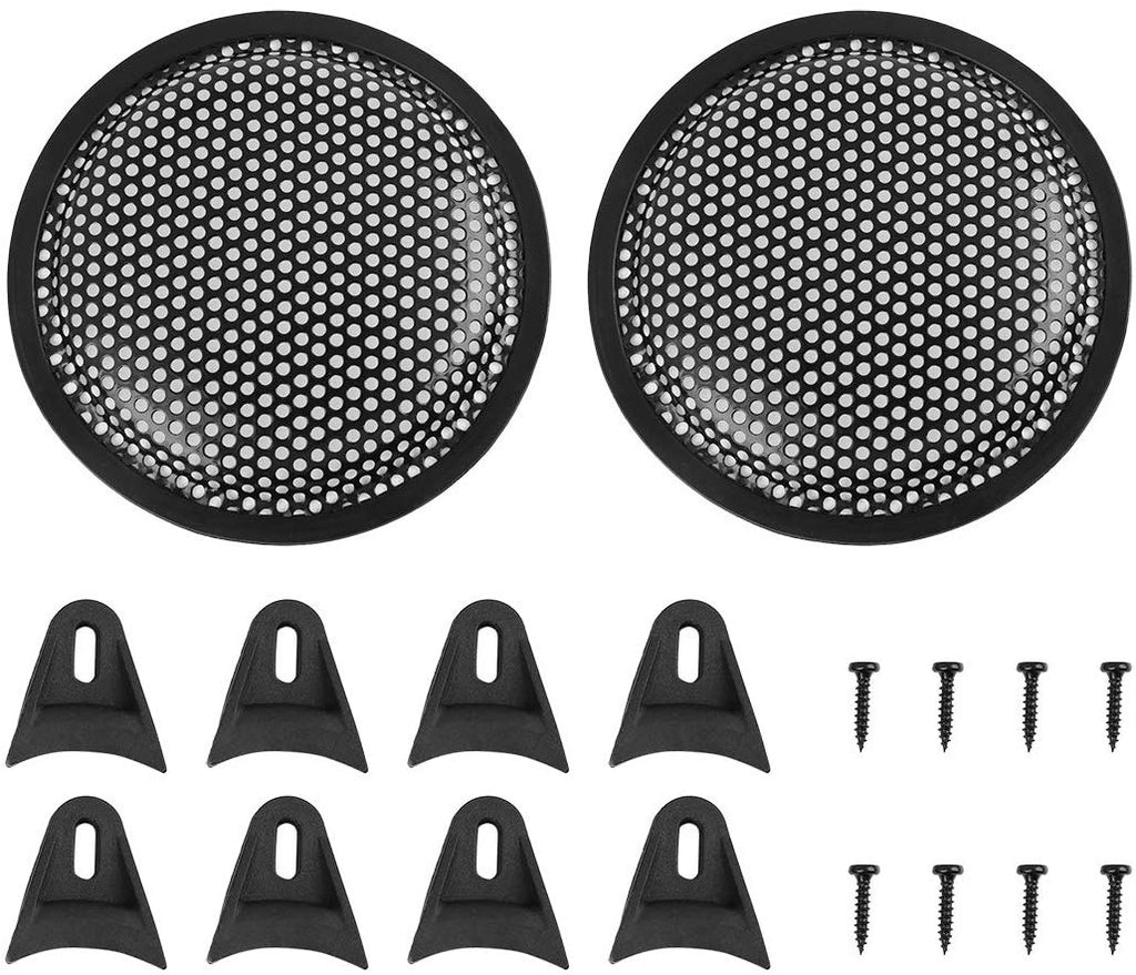 2 GR-10 10" Speaker Waffle Grill Clipless Grill for Speakers And Woofers