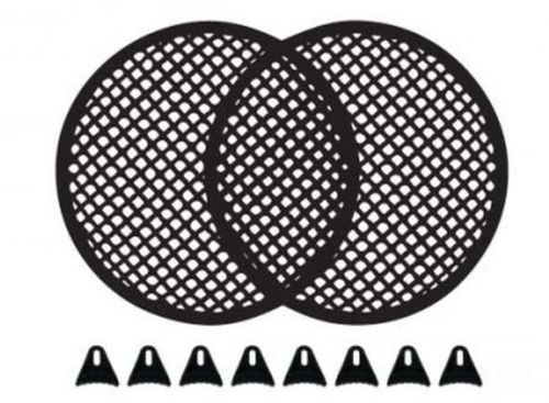 1 Pair 12" Speaker Waffle Grill Clipless Grill for Speakers and Woofers