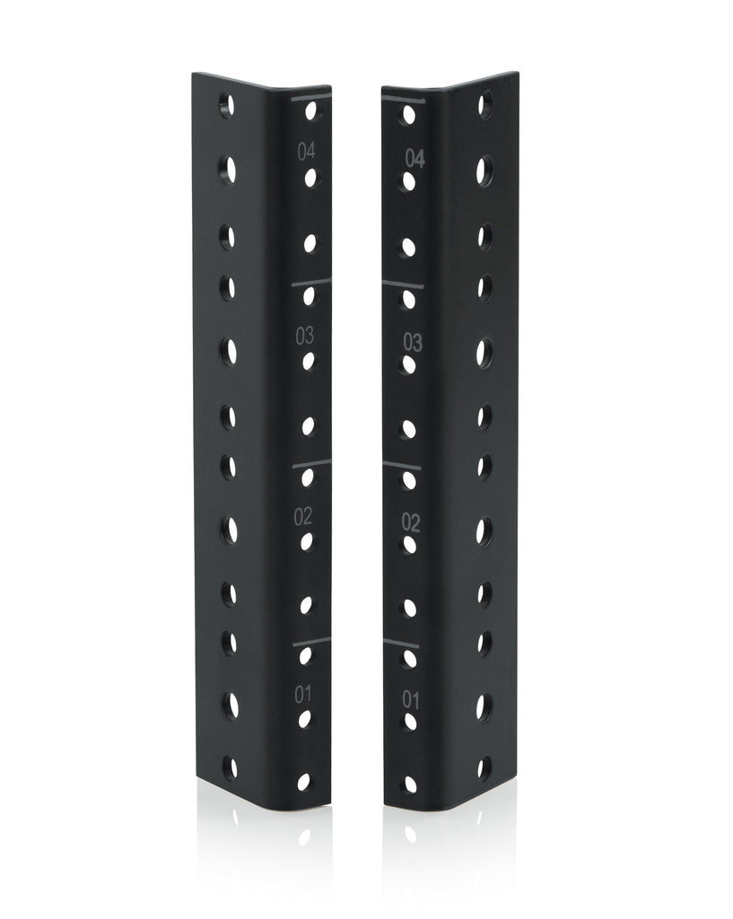 Gator Rackworks GRW-RACKRAIL-04U Rackworks Rack Rail Set - 4U Tapped 10-32