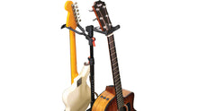 Load image into Gallery viewer, Ultimate Support GS-102 Genesis® Series Double-Hanging Guitar Stand with Locking Legs and Height Adjustable Yokes