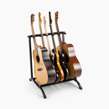 Load image into Gallery viewer, On-Stage GS7561 Five-Space Foldable Multi-Guitar Rack
