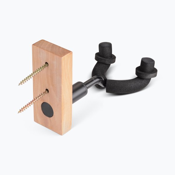 On-Stage GS7730 Wooden Wall-Mount Guitar/Ukulele Hanger