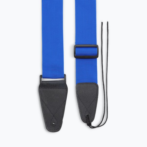 On-Stage GSA10BL Guitar Strap with Leather Ends
