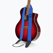 Load image into Gallery viewer, On-Stage GSA10BL Guitar Strap with Leather Ends