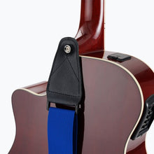 Load image into Gallery viewer, On-Stage GSA10BL Guitar Strap with Leather Ends