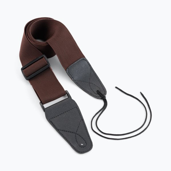 On-Stage GSA10BR Guitar Strap with Leather Ends