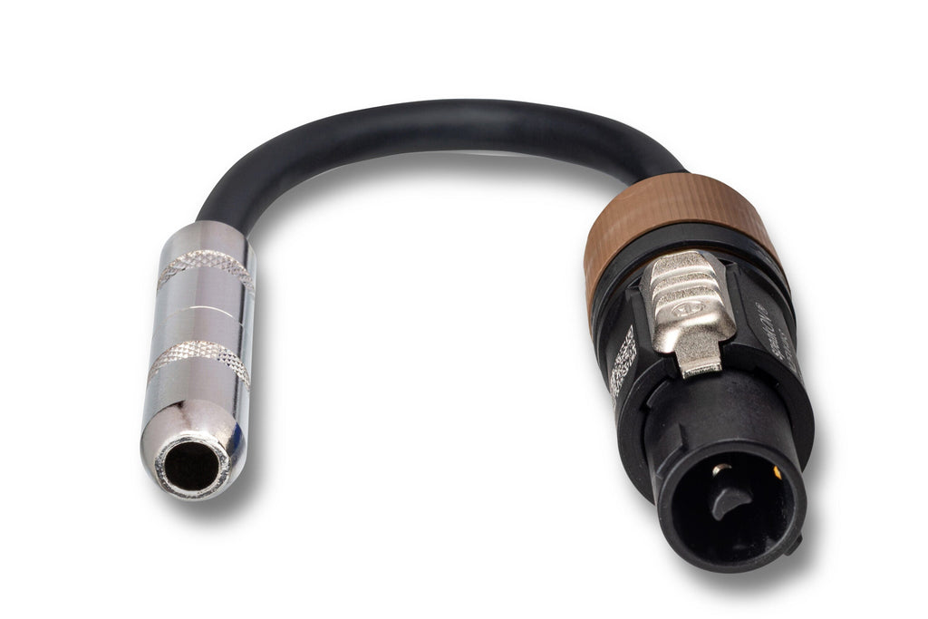 Hosa GSK-116 1/4" Female TS to Neutrik speakON Speaker Adaptor Cable 16 AWG