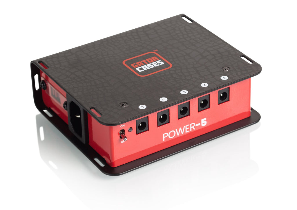 Gator Cases GTR-PWR-5 Pedal Board Power Supply With 5 Isolated Outputs