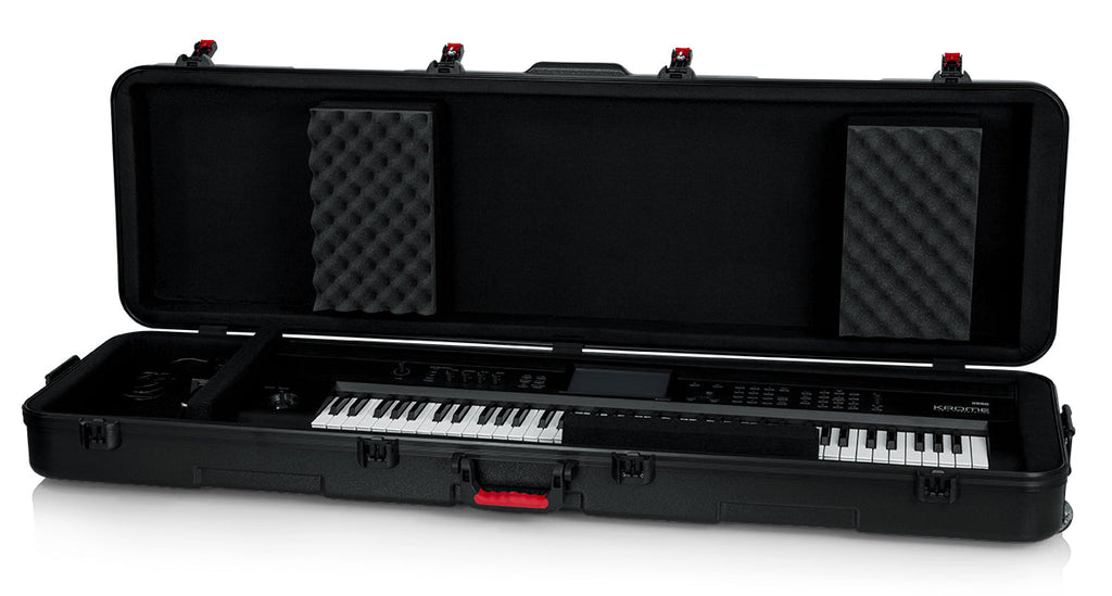 Gator Cases GTSA-KEY88SLXL TSA ATA Slim XL 88-note Keyboard Case w/ Wheels