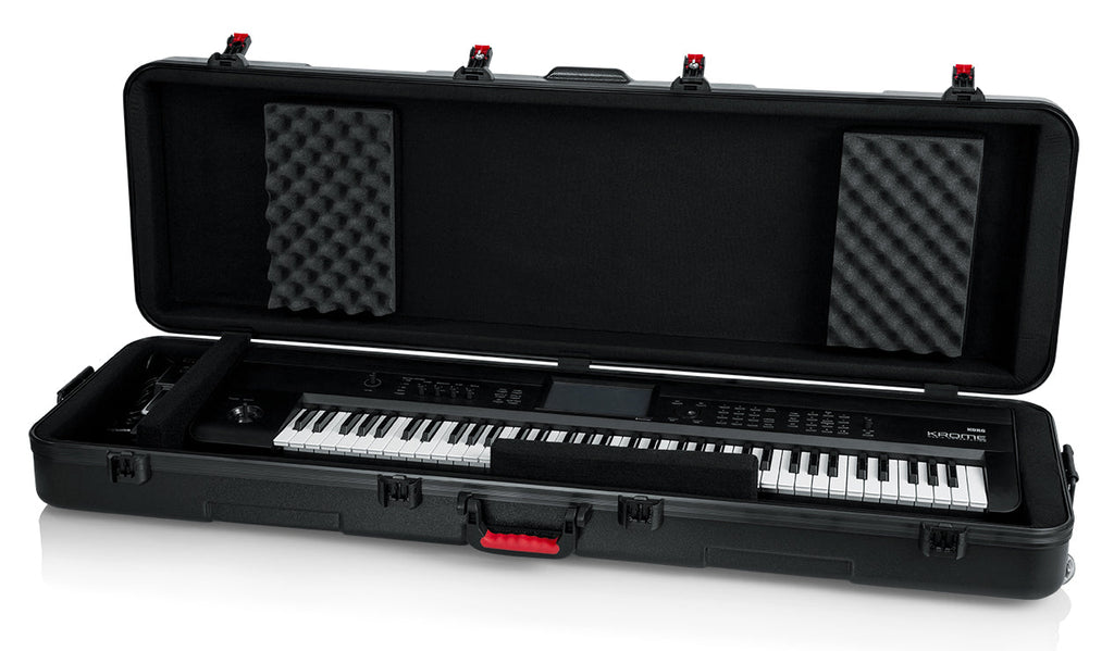 Gator Cases GTSA-KEY88SL TSA ATA Slim 88-note Keyboard Case w/ Wheels