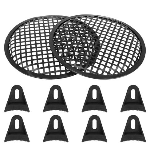 6 Absolute 10" Subwoofer Metal Mesh Cover Waffle Speaker Grill Protect Guard DJ