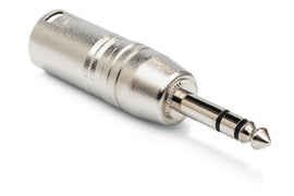 Hosa GXP-246 XLR Male to 1/4 inch TRS Male Adapter