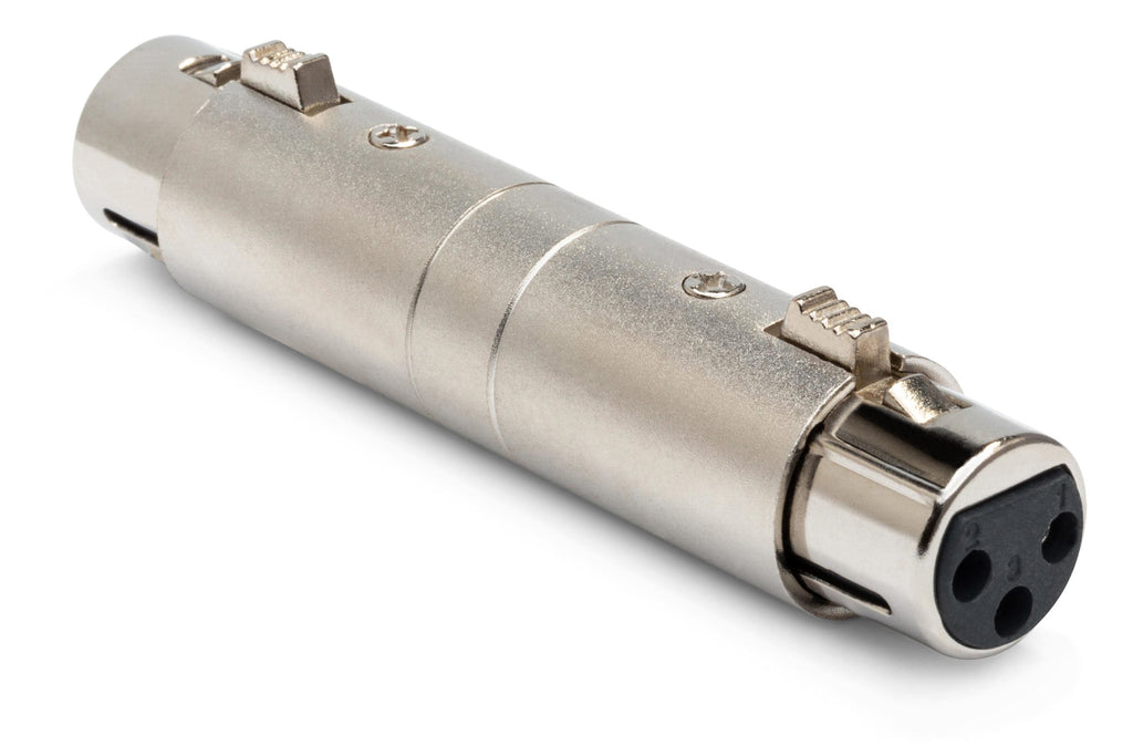 5-pack Hosa Female 3-Pin XLR to Female 3-Pin XLR Adapter Gender Changer Bundle