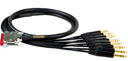 Mogami GOLD-DB25-TRS-50 8-channel Analog Interface Cable - 50 foot
