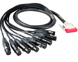 Mogami GOLD-DB25-XLRF-10 8-channel Analog Interface Cable - 10 foot