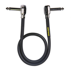 Mogami GOLD INST PRR 1.5 Pancake Right Angle to Right Angle Pedal Cable - 18 inch