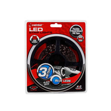 Charger l'image dans la galerie, Heise H-B350-BLK 5050 Blue/Black Light Strip with Black Base - 3 Meter, 60 LED, Retail