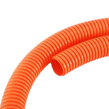 Load image into Gallery viewer, DC Sound 1/2" 13mm 100' Orange Split Wire Loom Cable Sleeves Conduit Protective Tubing