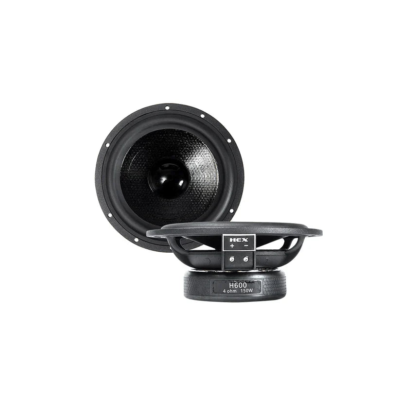 Diamond Audio H600A HEX Series 6.75” 2-Way Component Set w/Aluminum Dome Tweeter