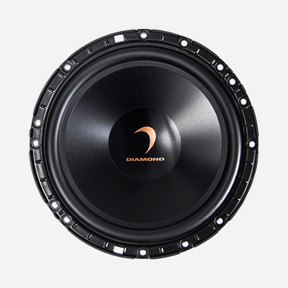 Diamond Audio H65A HEX Series 6.5 “ 2-Way Component Set w/25mm Aluminum Dome Tweeter