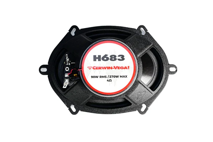 Cerwin Vega H683 HED 2025 Edition 6"x8” 3-Way Coaxial Full Range Speaker Set